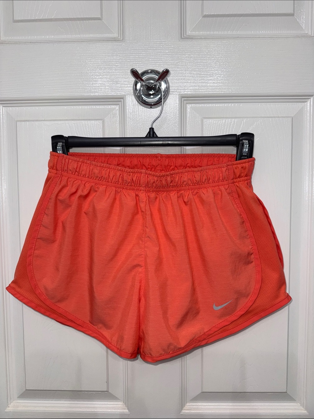 Nike Coral-Orange Women's Athletic Running Shorts